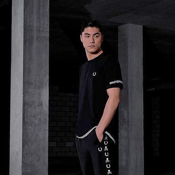 End X Mastermind World X Fred Perry T-Shirt - Picture 4 of 13